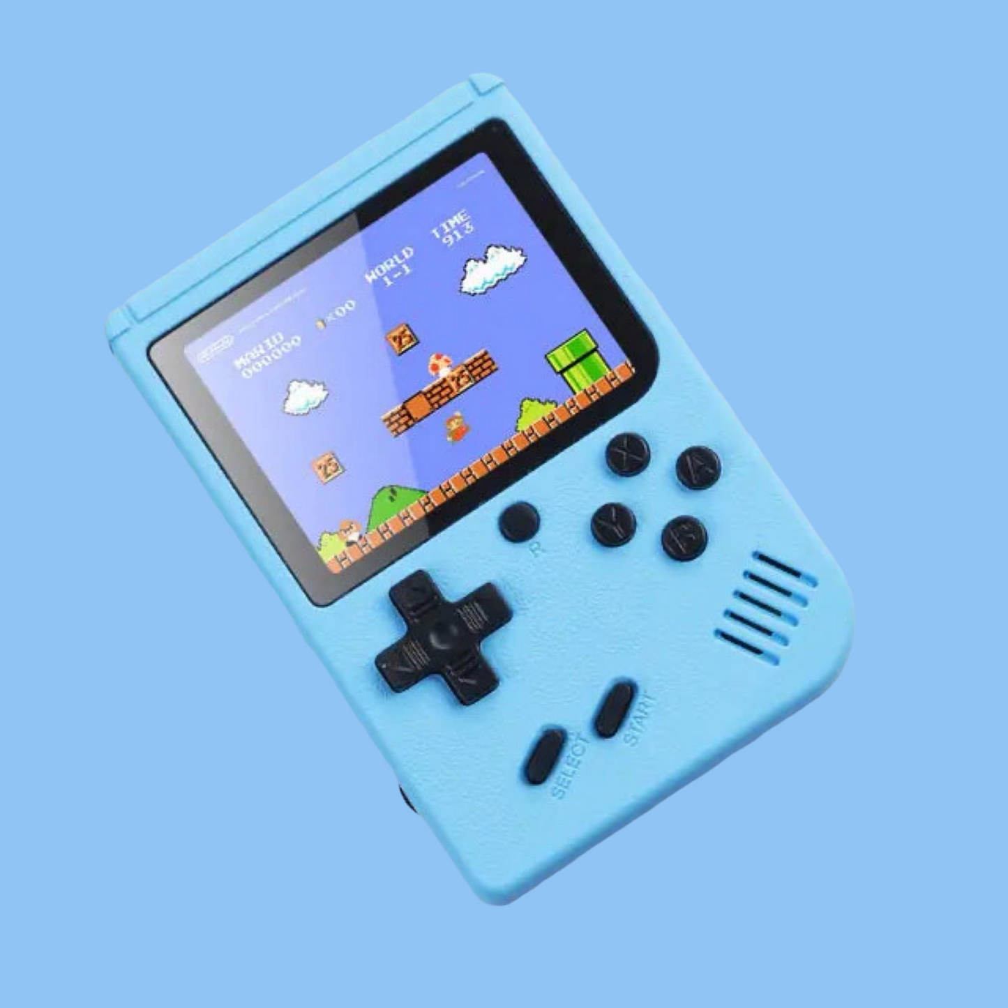 Handheld-Spielkonsole im Retro-Stil