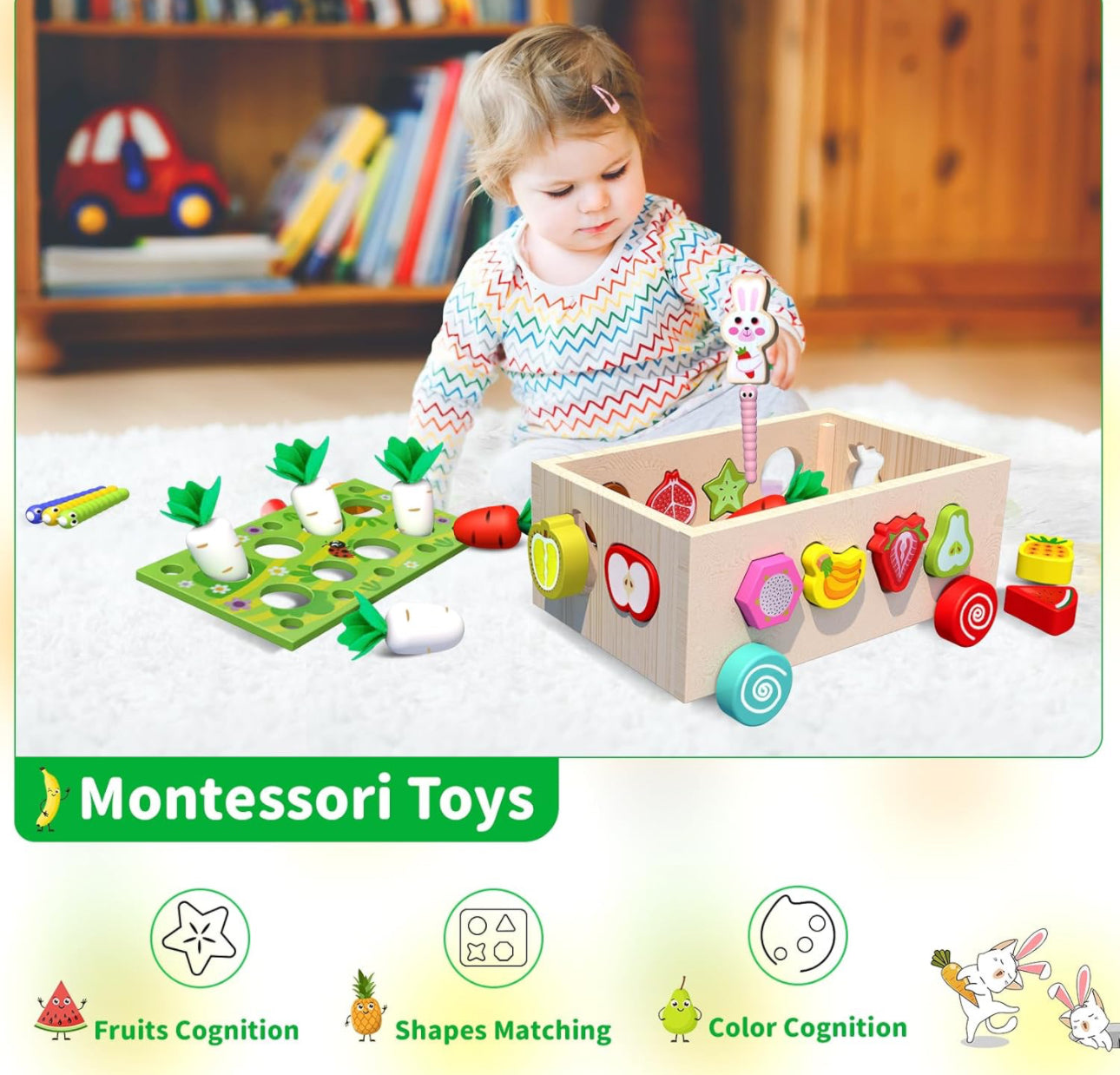 Montessori Garden Shape Sorter